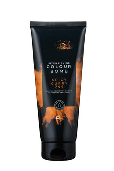 Colour Bomb, Odżywka koloryzująca z keratyną i wit.B5, 744 Pikantne Curry, 200ml - IdHair