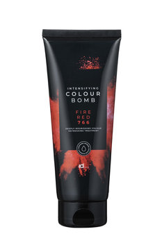 Colour Bomb, Odżywka koloryzująca z keratyną i wit.B5, 766 Ognista Czerwień, 200ml - IdHair