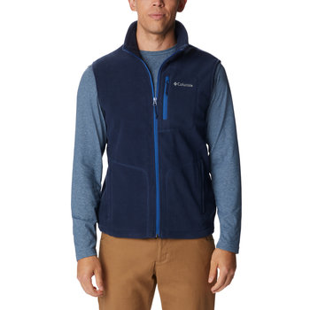 Columbia Fast Trek Fleece Vest 1460001464, Mężczyzna, Bezrękawnik, Granatowy - Columbia