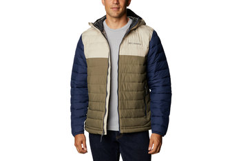 Columbia Powder Lite Hooded Jacket 1693931397, Męskie, kurtka, Zielony - Columbia