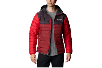 Columbia Powder Lite Hooded Jacket 1693931666, Męskie, kurtka, Bordowy - Columbia