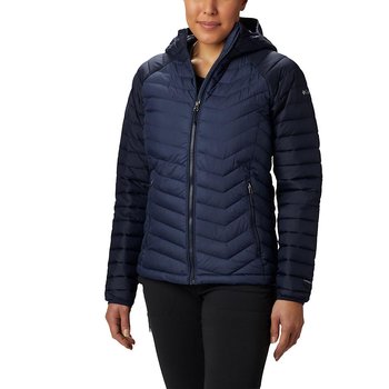 Columbia Powder Lite Hooded Jacket Damska Granatowa (1699071470) - Columbia