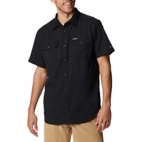Columbia Utilizer II Solid Short Sleeve Shirt 1577762011, Mężczyzna, Koszula, Czarny Columbia