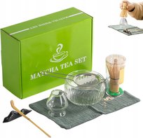 COMFORDER ZESTAW DO MATCHY – MISKA I MIOTEŁKA, ZESTAW STARTOWY SZKŁO 7W1