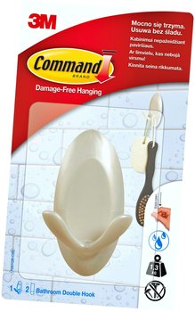 COMMAND 3M HAK ŁAZIENKOWY PODWÓJNY 1,3 Kg 17087QB - COMMAND