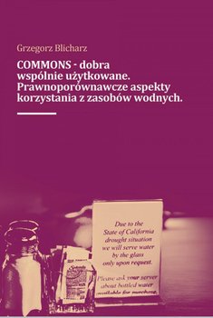 Commons - dobra wspólnie użytkowane. Prawnoporównawcze aspekty korzystana z zasobów wodnych - Blicharz Grzegorz