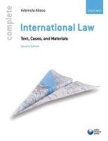 Complete International Law: Text, Cases, And Materials - Abass Ademola ...