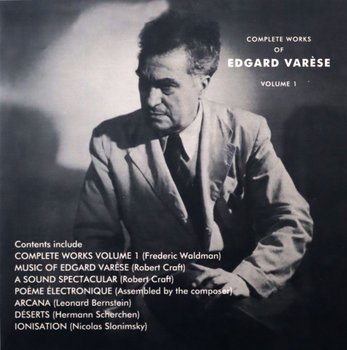 Complete Works Of Edgard Varese Volume 1 3cd Boxset - Various Artists