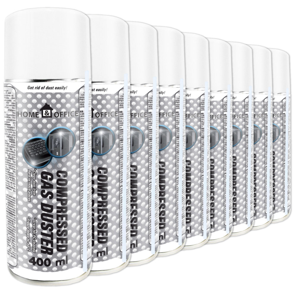 AABCOOLING Druckluftspray 600ml (4er-Set) – Pressluft Dose Für PC, Tastatur, Spielekonsolen & Empfindliche Elektronik – Mit 2 Düsen, Geruchlos & Freonfrei Druckluftspray 600 Ml Set