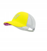 Compressport Czapka Lifestyle Trucker Cap | Safe Yellow / White