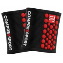 Compressport, Frotka, Sweat Band, czarny 2 SZTUKI dla sportowca  