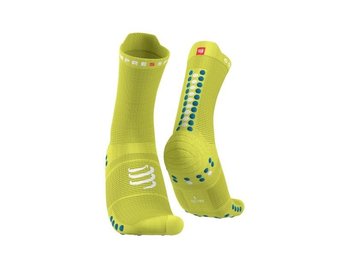 Compressport, Skarpetki do biegania, Pro Racing Socks V 4.0 Run High | Pri - Rozmiary 45-48 - Compressport