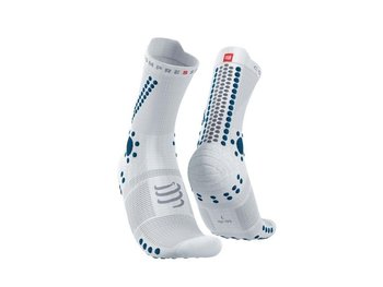 Compressport, Skarpetki do biegania, Pro Racing Socks V 4.0 Trail | białe/ - Rozmiary 45-48 - Compressport