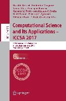 Computational Science and Its Applications - ICCSA 2017