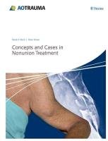 Concepts and Cases in Nonunion Treatment - Marti Rene K., Kloen Peter