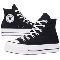 Converse buty trampki damskie czarne wysokie platforma 560845C 38
