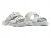 CONVERSE SZARE KLAPKI CASUAL Z REGULACJĄ I SKÓRZANĄ CHOLEWKĄ 38 1TLA Converse