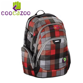 Coocazoo, plecak dwukomorowy, JobJobber, Red District - Coocazoo