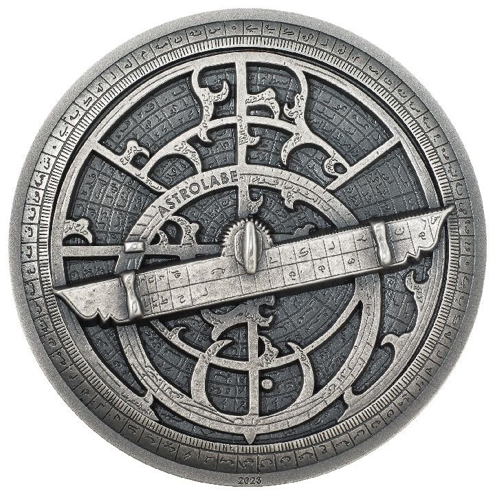 Cook Islands: Historic Instruments – Astrolabe 2 uncje Srebra 2023 ...