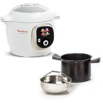Cookéo MOULINEX - CE85BA10 - Inteligentny multicooker - Pojemność 6L - 6 programów gotowania - 180 przepisów - 1600W - Moulinex