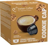 Cookie Cap (Cappuccino al BISCOTTO) Italian Coffee kapsułki do Dolce Gusto - 16 kapsułek