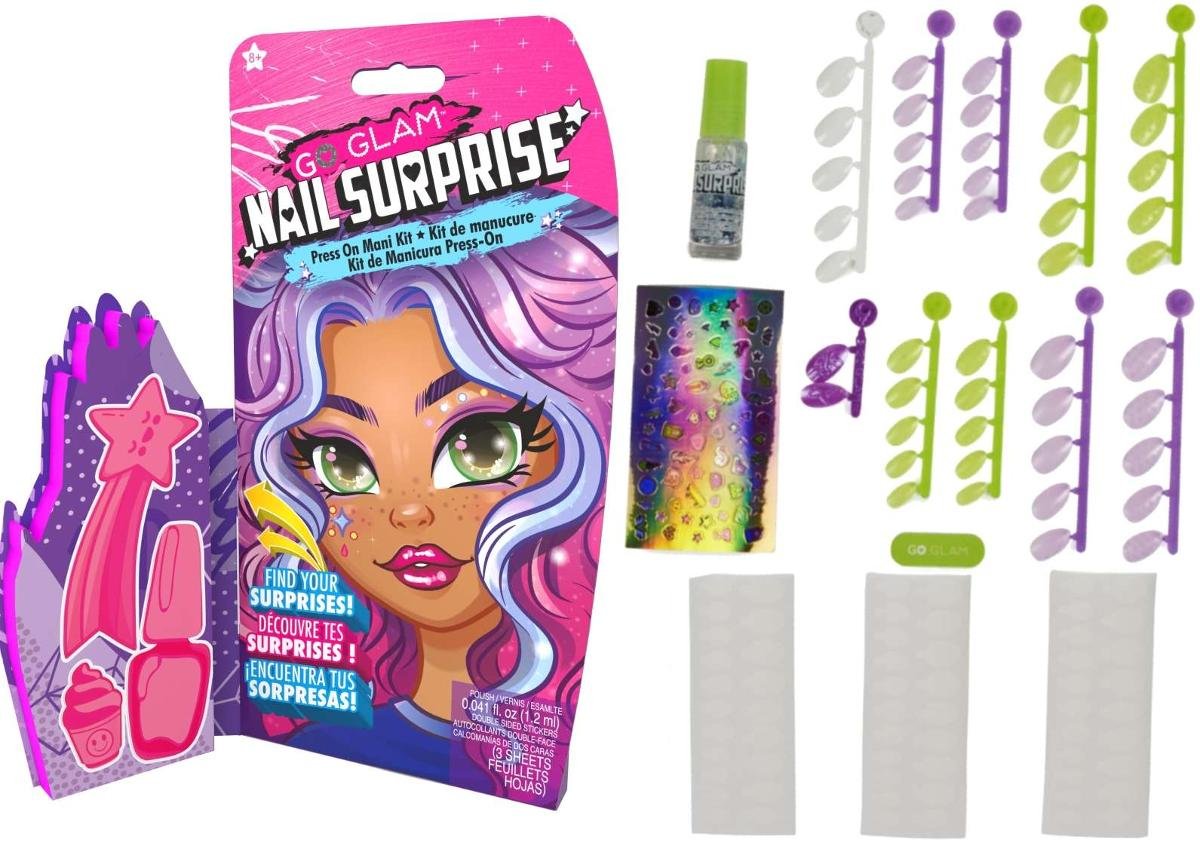 Spin Master Cool Maker Go Glam Nail Surprise zestaw do paznokci tipsy + akcesoria lakier