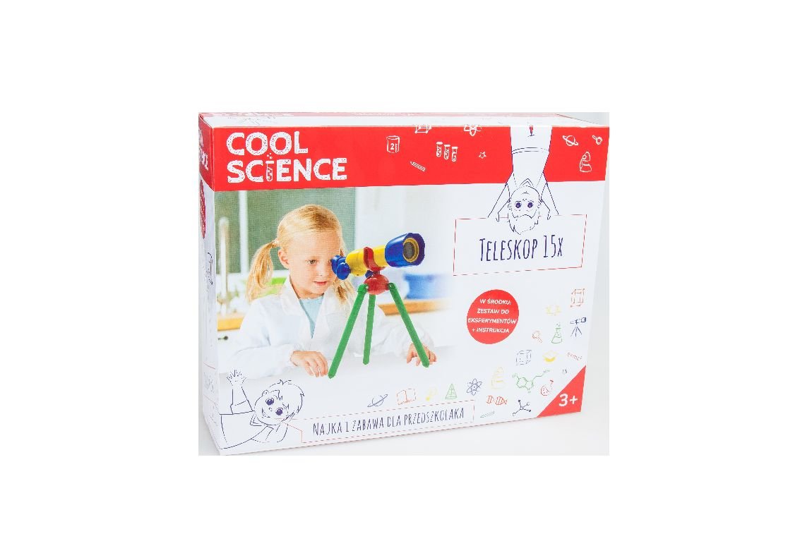 Cool Science, zabawka naukowa Teleskop 15x