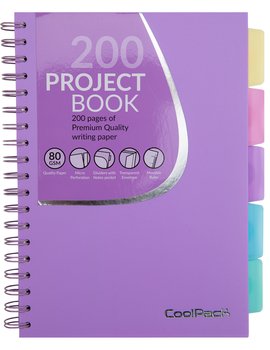 Coolpack, Kołobrulion w kratkę A4, pastel fioletowy - CoolPack