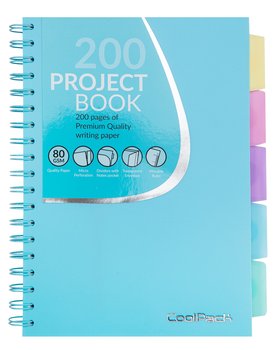 Coolpack, Kołobrulion w kratkę A4, pastel niebieski - CoolPack