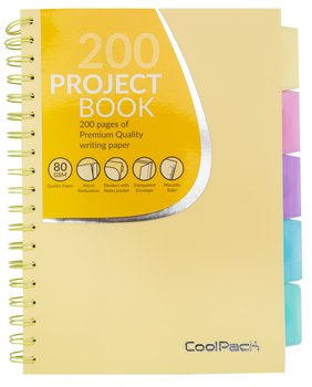 Coolpack, Kołobrulion w kratkę A4, pastel żółty - CoolPack