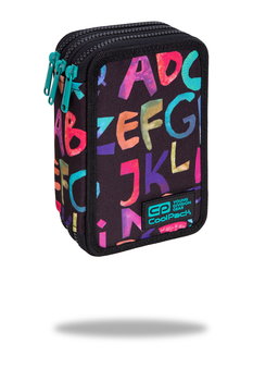 Coolpack, piórnik potrójny z wyposażeniem, Jumper 3, Alphabet - CoolPack