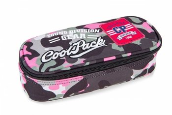 CoolPack, piórnik szkolny, Campus, Camo Pink Badges - CoolPack