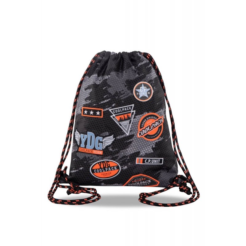 Фото - Шкільний рюкзак (ранець) CoolPack , worek na buty Sprint Badges B Black 