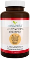 Cordyceps 500 mg Maczużnik chiński 100 kapsułek, Medverita Medverita