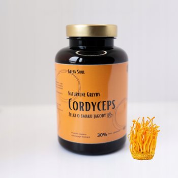 Cordyceps (Maczużnik Chiński) 600 mg, 60 Żelek Bez Cukru - Boost Energii - Inna marka