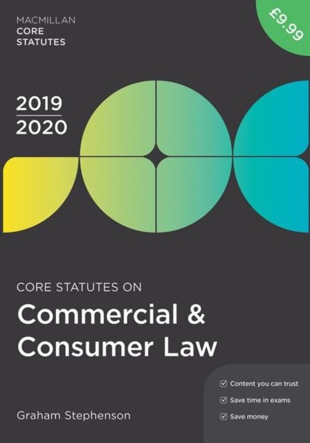 Core Statutes On Commercial And Consumer Law 2019 20 Graham Stephenson Książka W Sklepie Empikcom 1628