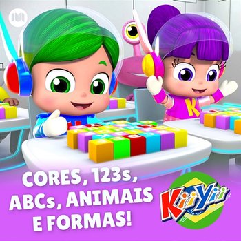 Cores, 123s, ABCs, Animais e Formas! - KiiYii em Português