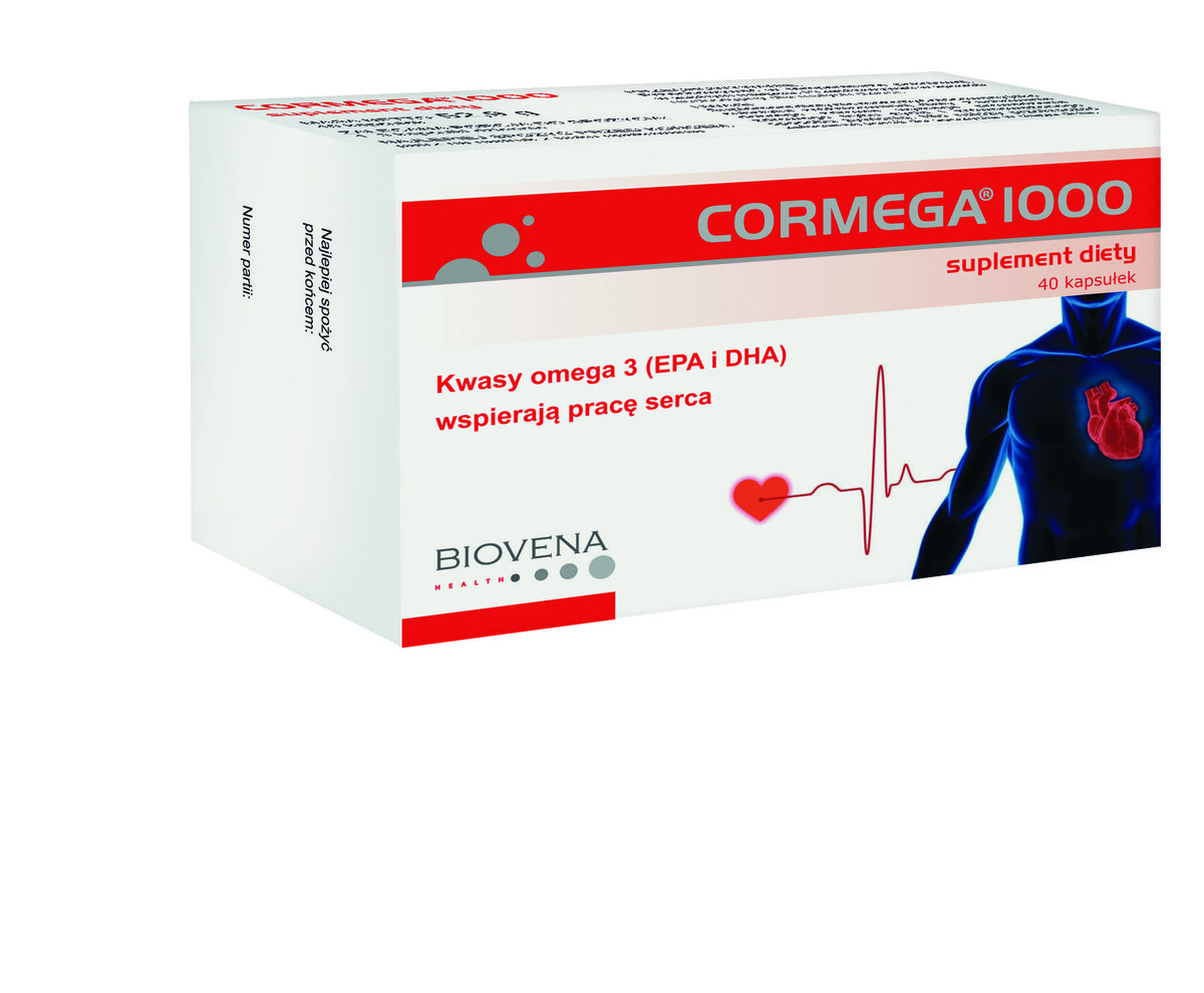 CORMEGA 1000 - 40 kapsułek | Sklep EMPIK.COM
