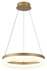 Zdjęcia - Żyrandol / lampa Reality Cornelia - Lampa Wisząca 1 Płomienna Led Złoty Malowany 330601-09 