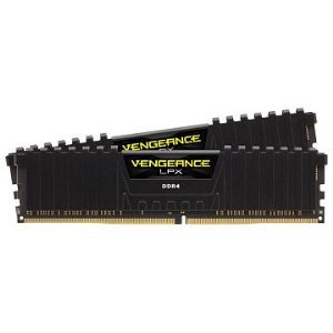 Corsair 178300 Vengeance LPX 16 GB (2 x 8 GB) DDR4 3200 MHz C16 XMP 2.0 Wysokowydajny zestaw pamięci do komputerów stacjonarnych dla AMD Ryzen, czarny - Corsair