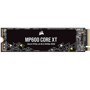 Corsair MP600 CORE XT 2 TB M.2 PCIe Gen4 NVMe SSD – Do 5000 MB/s – QLC NAND – M.2 2280 – Do notebooków i komputerów stacjonarnych PCIe 4.0 – Czarny - Corsair