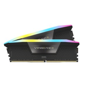 CORSAIR VENGEANCE RGB DDR5 RAM 64 GB (2x32 GB) 5600 MHz CL36 Kompatybilna pamięć komputerowa Intel XMP iCUE - czarna (CMH64GX5M2B5600C36) - Corsair