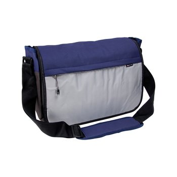 Corvet, Torba na ramię z opcją laptop, MB 4001-71, granatowo-srebrna - CORVET