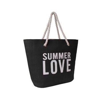 Corvet, Torba plażowa, BB 7007-81, Summer Love, czarna - CORVET
