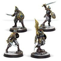 Corvus Belli: Warcrow: Hegemony - Black Legion Bucklermen Inna marka