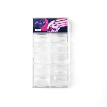 Cosmetics Zone Tipsy Clear - 100 sztuk w kasecie - Cosmetics Zone