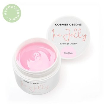 Cosmetics Zone Żel do przedłużania paznokci UV LED galaretka ICE JELLY mlecznoróżowy - Pink Mask 5ml - Cosmetics Zone