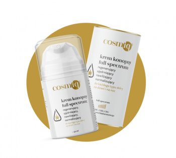 CosmIQ Krem konopny do pielęgnacji ciała FULL SPECTRUM 50ml - Cosmiq