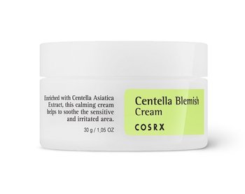 CosRx, Centella Blemish, Pielęgnacyjny krem do twarzy z wąkrotą azjatycką, 30 ml - CosRx