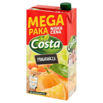 Costa Napój Pomarańcza Karton 2 L - GREEN FACTORY